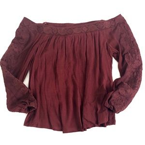 Charlotte Russe off the shoulder top